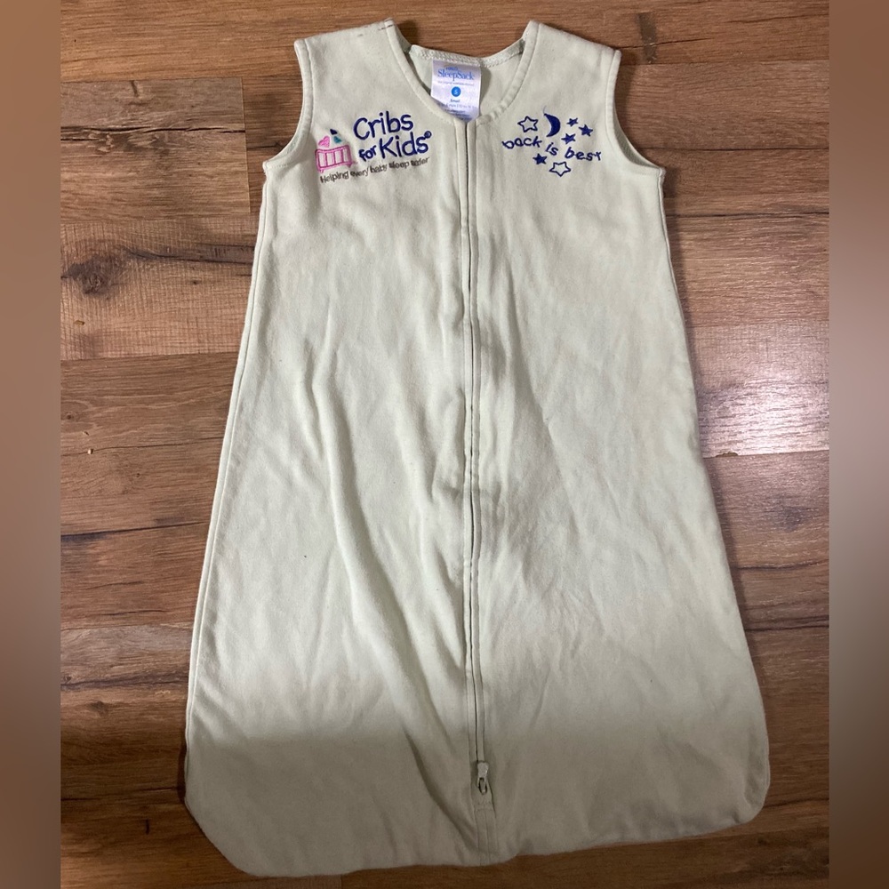 Light green halo sleep sack